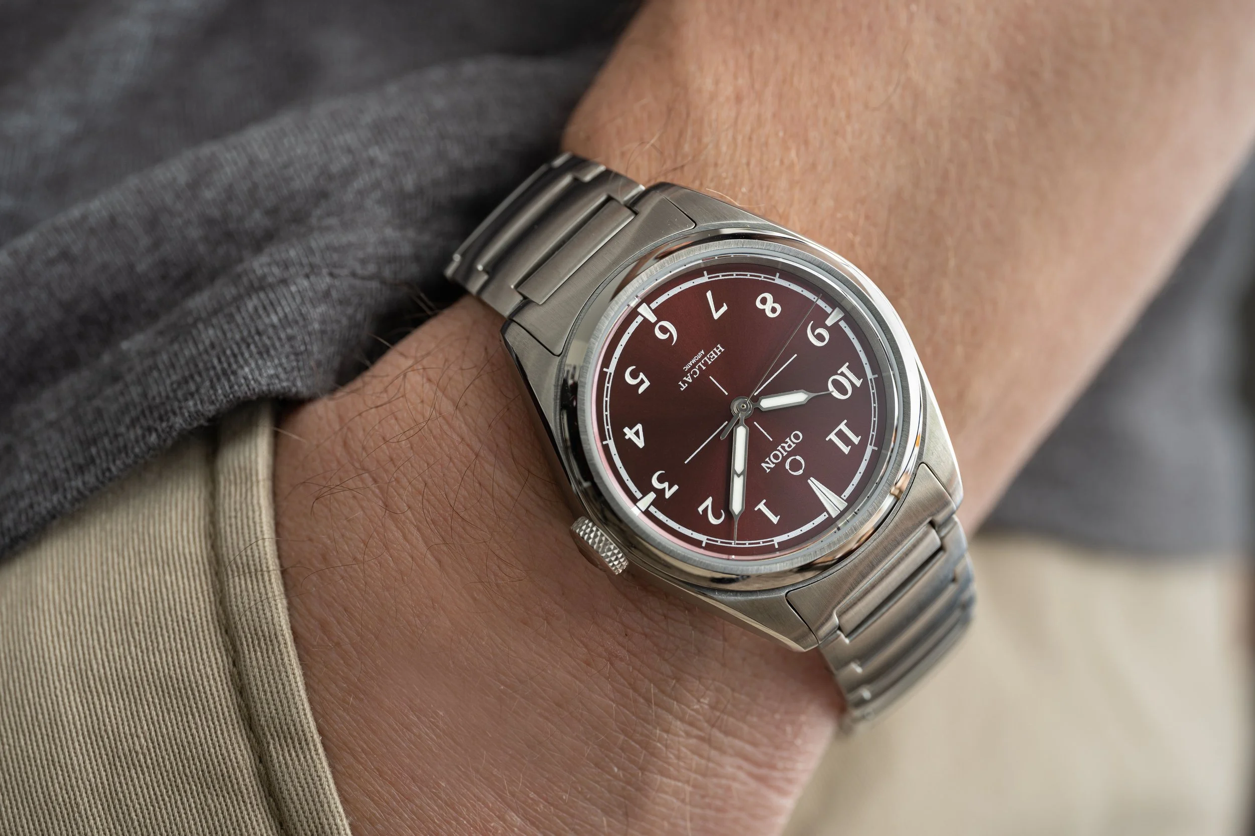 Hellcat: Burgundy S — Orion Watches